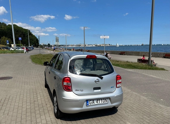 Nissan Micra cena 29000 przebieg: 104500, rok produkcji 2011 z Gdynia małe 137